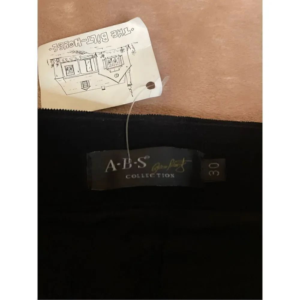 Nwt Allen Schwartz Abs Women’s Black /The Bilt House Pants Size 30. Corduroy — image 8 of 8
